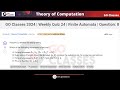 Question 8 - Weekly Quiz 24 - Finite Automata | Theory of Computation | Deepak Poonia
