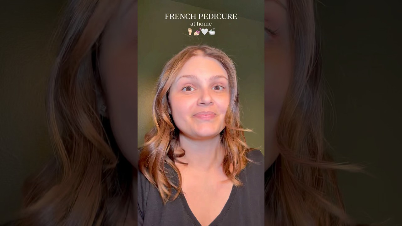 French Pedicure at Home