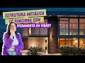 Estrutura metálica só funciona com fechamento em vidro?