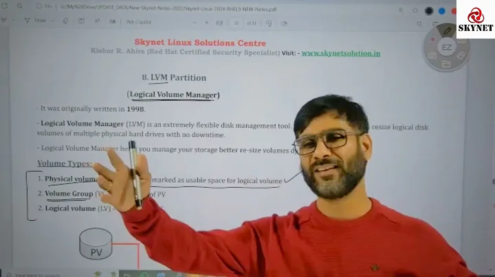 What is LVM in Hindi || Logical Volume Manager #skynetlinux #rhcsa #redhat #ansible #linux #cloud