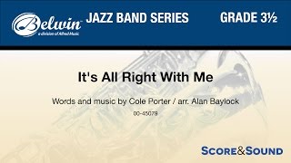 It's All Right with Me arr. Alan Baylock - Score & Sound