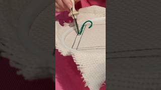 Real time punch needle @gettheetothestitchery