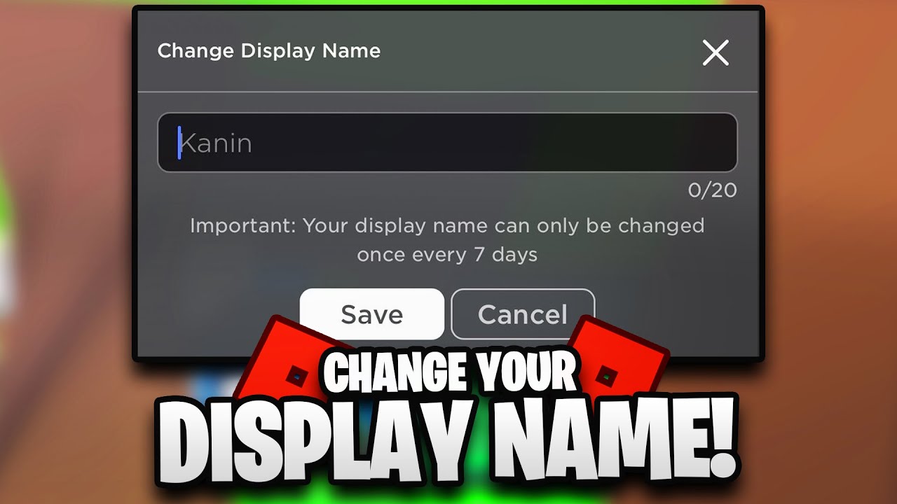 How To Change Your Display Name On Roblox For Free 2021 Youtube - how do you change your display name on roblox for free