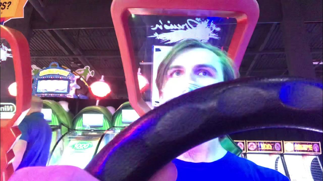 Me playing racing game at Dave and Busters(Massapequa NY) YouTube