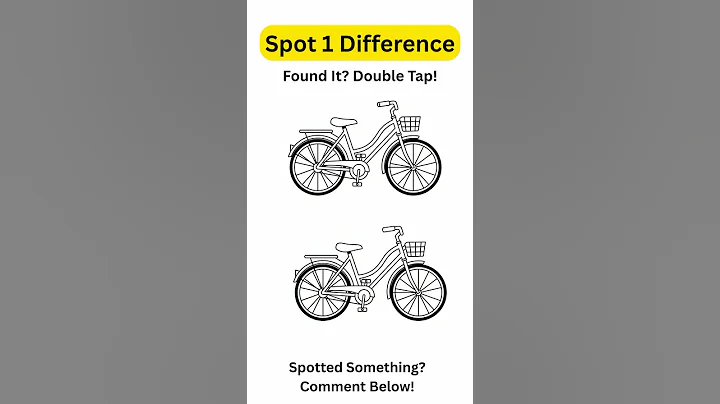 Spot  1 Difference - Can You Spot Them?