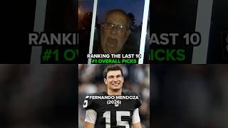 Ranking #1 Overall NFL Draft Picks #nfldraft #nfl #shorts
