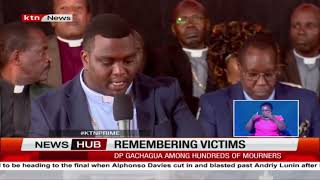 Memorial service for the Mai Mahiu tragedy victims held today