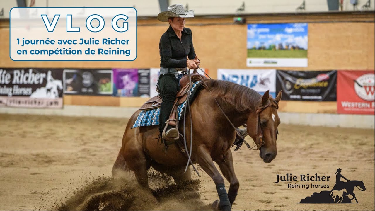 🎥 1 journée en compétition avec moi [entraînement et classe de Reining commentée]