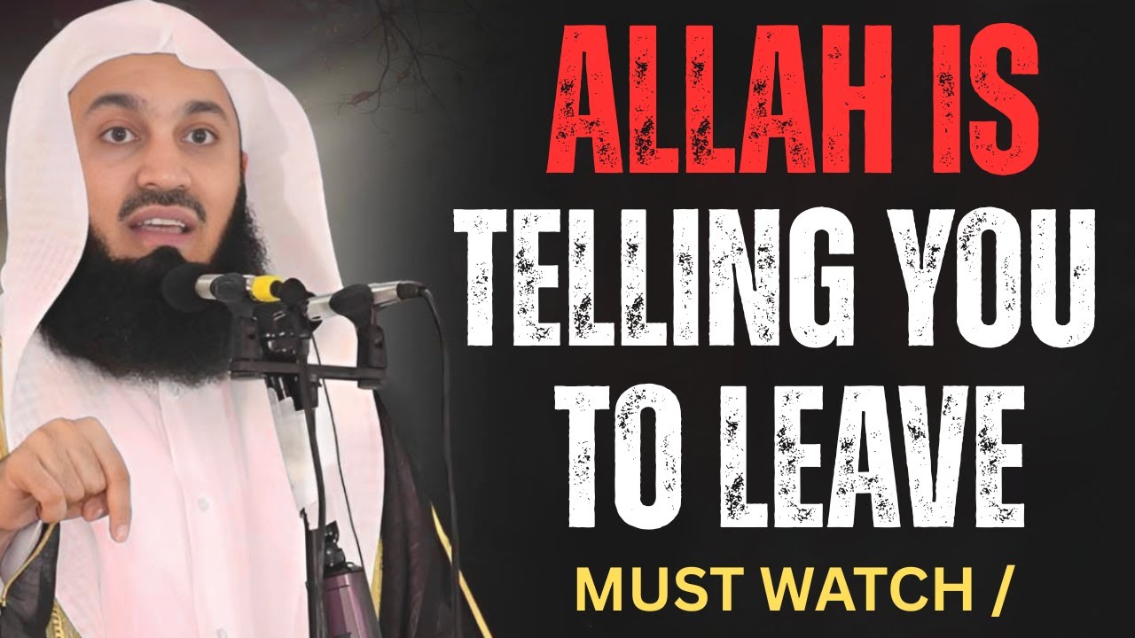 Signs Allah Wants You to Leave That Situation | Must Watch Islamic Reminder