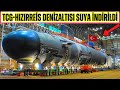 YÜZEYE ÇIKMADAN AYLARCA SU ALTINDA KALABİLEN TCG-HIZIRREİS DENİZALTISI SUYA İNDİRİLDİ !