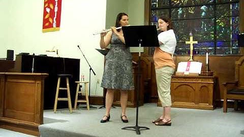 Allegro flute duet by Devienne