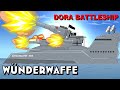 Project WONDERWAFFLE Mega Dora Battleship - Cartoons about tanks