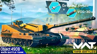 Object 490B With Grifel-2 🔥 High Penetration But Hull Side Rotation Pathetic 🥀 - MWT: Tank Battles 