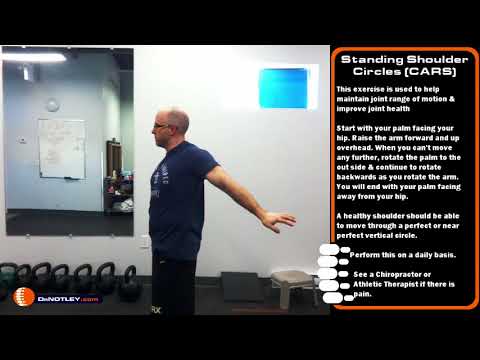 Standing Shoulder Circles (CARs) - Dr Notley Winnipeg Chiropractor and Athletic Therapist