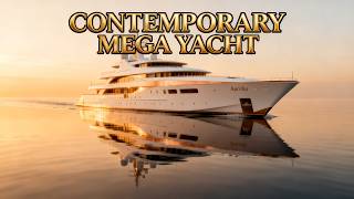 Inside a $500M Contemporary Mega Yacht | AI Generated Luxury Ambience 4K