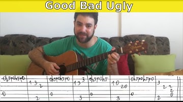 Fingerstyle Tutorial: The Good, The Bad & The Ugly Theme - Guitar Lesson w/ TAB