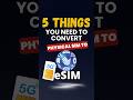 📲 5 Things You Need to Convert Your Globe Physical SIM to eSIM (Quick Guide!)