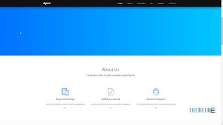Apex - Responsive App and Software Template        Dayton Hoyt screenshot 1