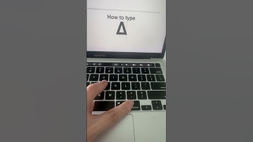 How to type ∆Delta [Change] symbol #macbooktips #macshortcuts