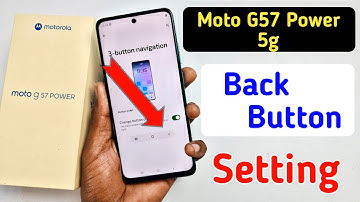 Moto g57 power 5g back button setting | Moto g57 power 5g me back button kaise lagaye setting