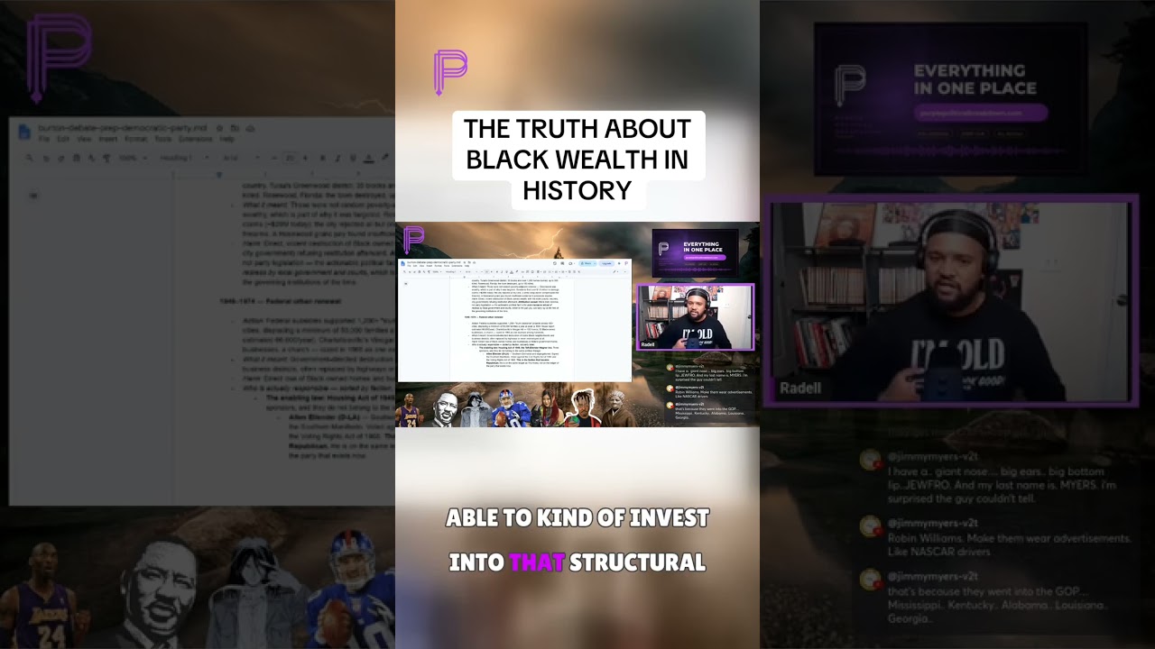 THE TRUTH ABOUT BLACK WEALTH IN HISTORY #politics #blackamericans #blackwealth #BlackHistory