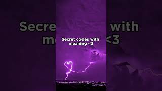 #shorts Secret Codes With Meaning✨ || Aesthetic Edit ✨ || Khushi's Vibe 💜 screenshot 3