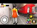 Playing As Squid Game Doll Vs Train Escape In Granny House 