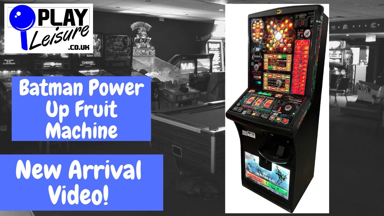 DC Comics finest... It's the Batman Power Up Fruit Machine! - YouTube