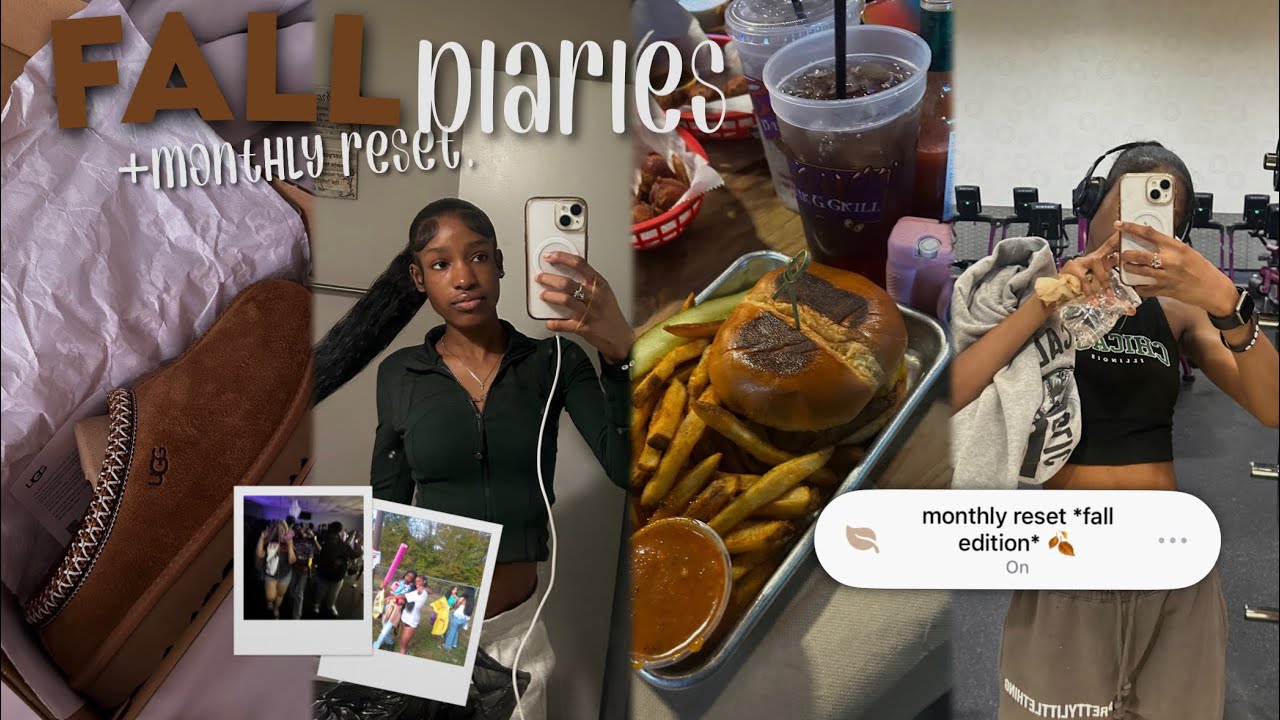 ОСЕННИЕ ДНЕВНИКИ 001 ✰ | парикмахерская, поездка со мной, тренировки и т. д.