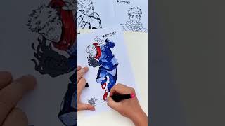 Yuji Itadori coloring page - Download link to full printable PDF