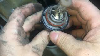 Ford Taurus 2005 Headlight replacement 9007 bulb high low beam