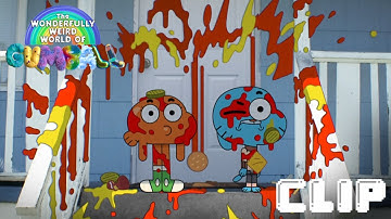 Avoiding Junk Food (Clip) - The Strange and Wonderful World of Gumball | The Hamburger