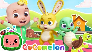 Fast vs Slow Dance Party (Tortoise and the Hare Song)  | CoComelon Nursery Rhymes \& Kids Songs