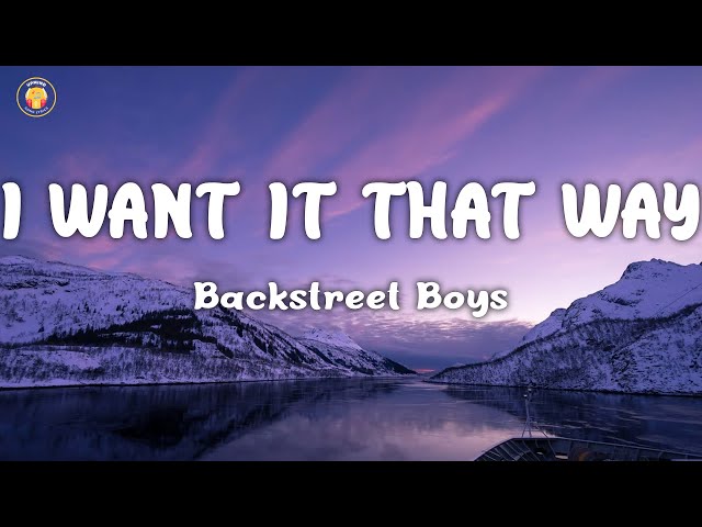 Backstreet Boys - I Want It That Way (1998)