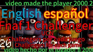 Fnaf 1 Challenger UCN challenges for each game  Challengers por cada juego #Fnaf #ucn