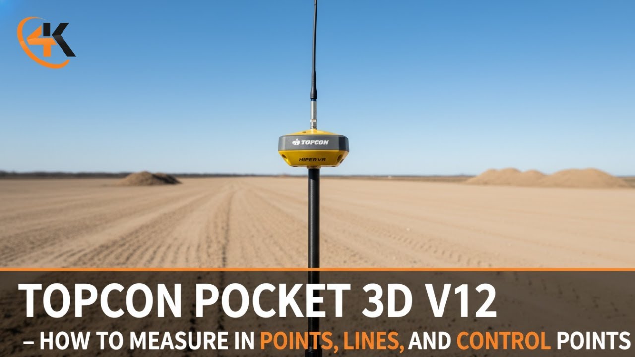 Topcon Pocket 3D V12 - How to Measure in Points, Lines, and Control ...