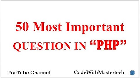 Top 50 PHP MCQ