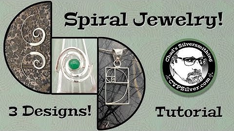 3 Spiral Jewelry Designs: A Silversmithing Tip