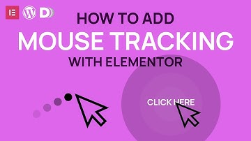 How to make a cursor tracker with Elementor, Wordpress and Dynamic.coo