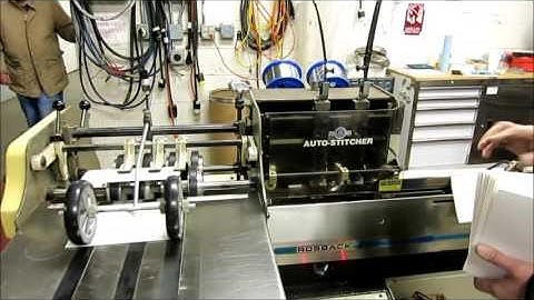 Rosback 203R Book Binding Saddle Stitcher