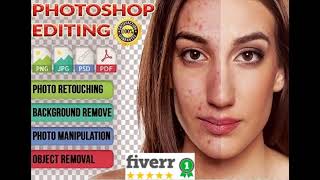 paying stranger fiverr to remove anything from a photo in photoshop