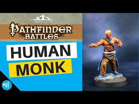 How To Paint A Wizkids Deep Cuts Pathfinder Human Monk