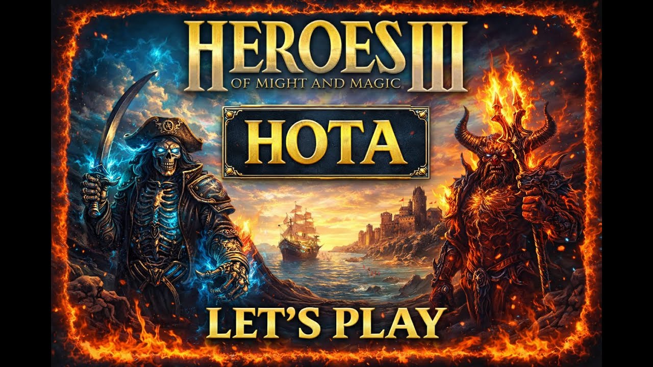 Heroes of Might & Magic III (HotA) #6 - Mapa XL / Twierdza / poziom 160% | Let’s Play PL