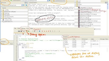 (MISC 1 ) Octave 3.8 With Matlab Like GUI : Installation & Demo