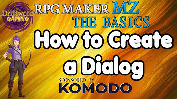 How to make a Dialog RPG Maker MZ The Basics