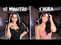 CÓMO ME VEO ARREGLÁNDOME POR 10 MINUTOS VS 1 HORA | What The Chic