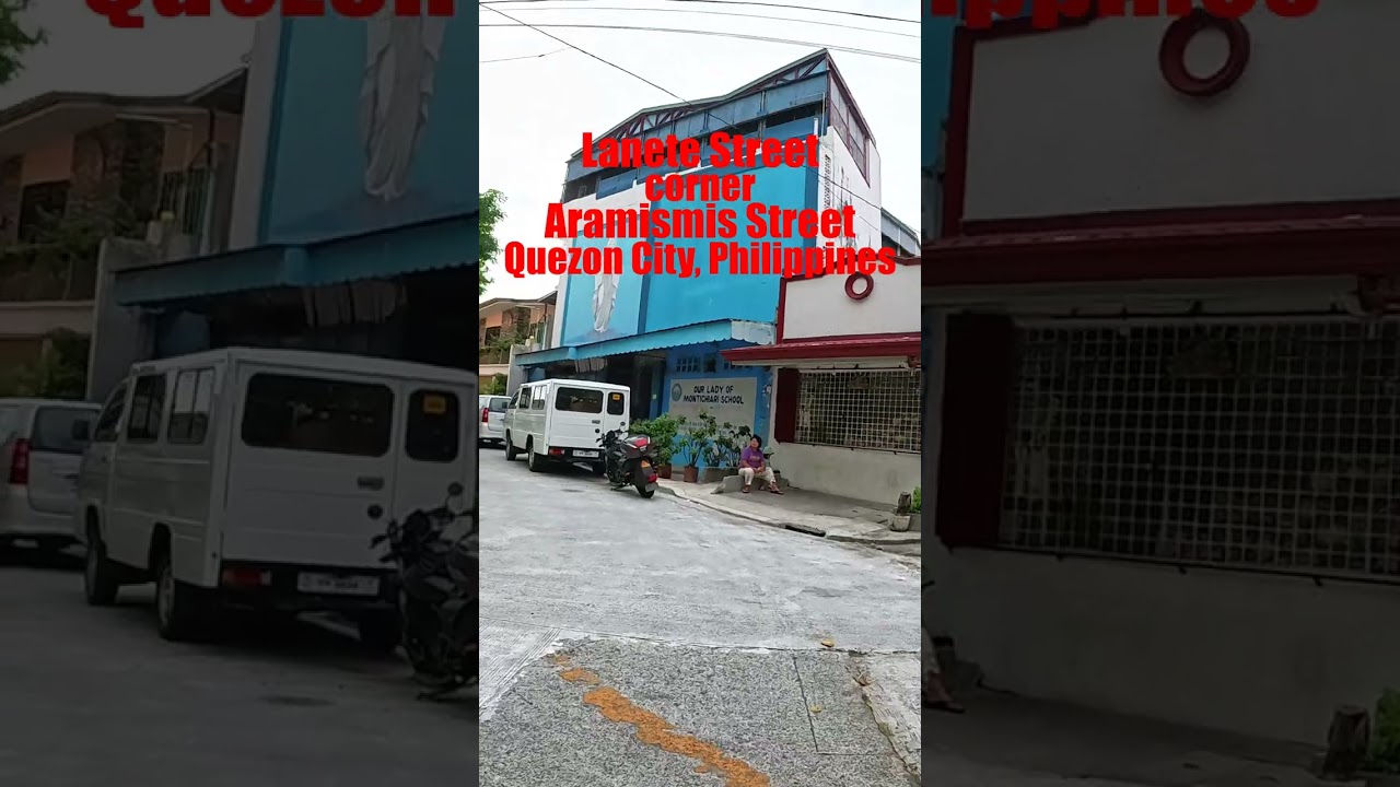 Lanete St. corner Aramismis St in Quezon City in the Philippines 