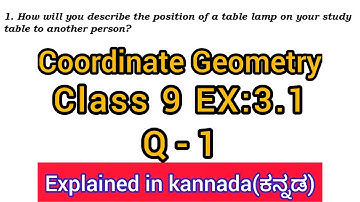 how will you describe the position of a table lamp on your study table to another person