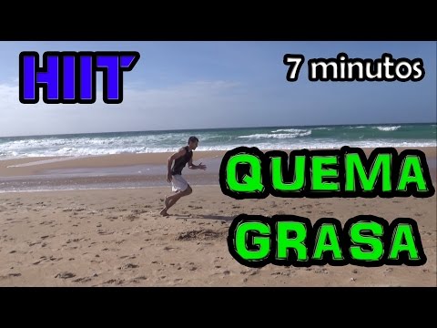 HIIT 7 MINUTOS PARA QUEMAR GRASA | ENTRENAMIENTO DE ALTA INTENSIDAD PARA ADELGAZAR RÁPIDO