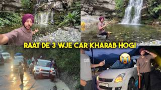 Swarg Varge Waterfalls Dekhe😍, Par Raat De 3 Waje Pahadan Vich Car Kharab Ho Gayi 😭 - Being Brand